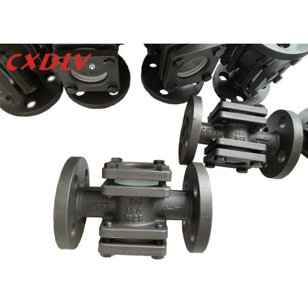 150LB WCBは関係二重Windowsのサイト グラスRFのフランジを付けたようになった