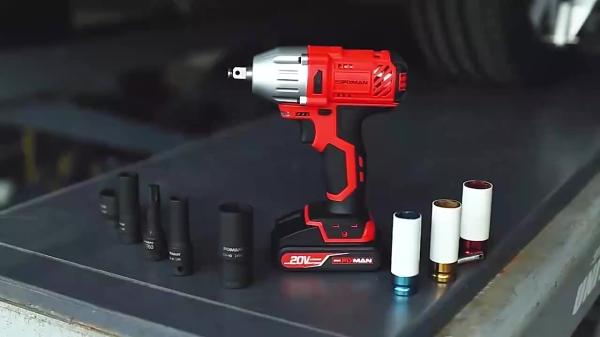 High Torque 3000RPM 600N.M 20v Cordless Electric Impact Wrench