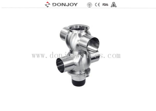 Double Seat Mixing Proof Valve with Vertical Actuator and control head
