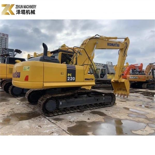 cilindro hidráulico KOMATSU PC220-8 Usado 22T Máquina de escavadeira média Peso 23420 KG