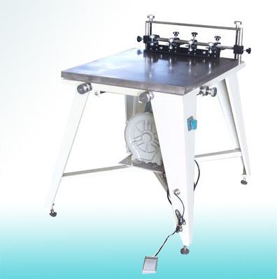 Manual screen printing table