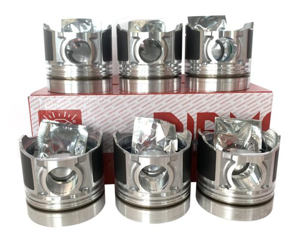 65.02501-0280 DOOSAN Engine Parts Piston With Snap Ring For  DB58-5 DH220-5