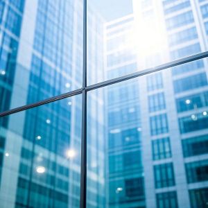 Low E Float Reflective Explosion Proof Glass Curtain Wall Panel System