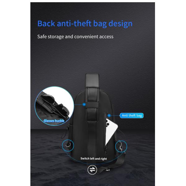 Горячая продажа оптовой моды мужчины на заказ водонепроницаемая сумка для плеч кроссбоди грудная сумка