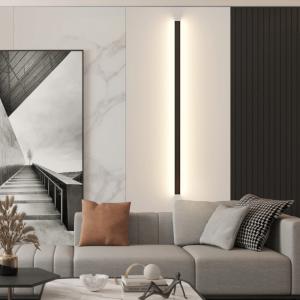 Sandblasting LED Lighting Aluminum Profile IP44 6063 T5 Up And Down Corridor