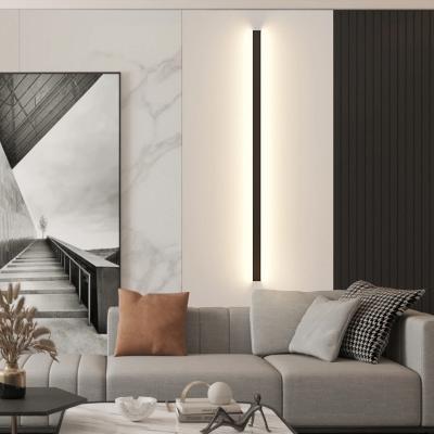 Sandblasting LED Lighting Aluminum Profile IP44 6063 T5 Up And Down Corridor Wall