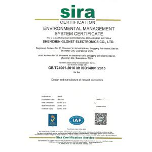 Shenzhen GLGNET Electronics Co., LTD Certifications