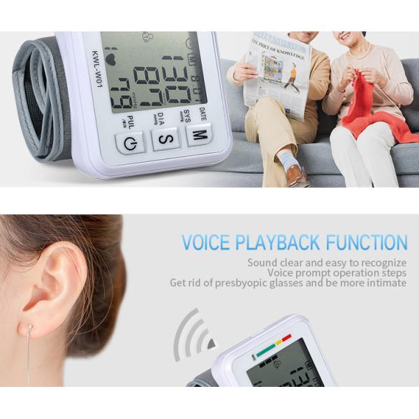 Digital Blood Pressure Monitor Upper Arm Tonometer Portable Automatic Blood Pressure Meter