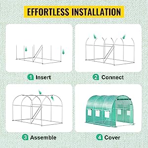 Heavy-Duty Poly Balcony Large Walk In Tunnel Plastic Greenhouse Tent For Winter Indoor Garden Winter PVC Mini