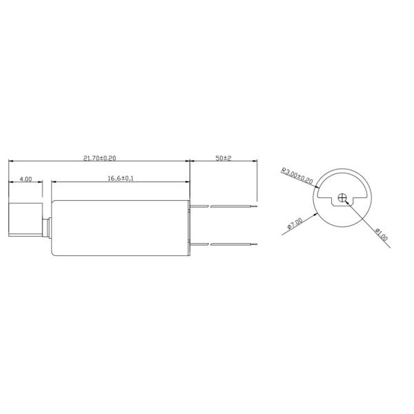 Мини мотор массажа мотора 3.7V мотора 38000rpm Coreless высокоскоростной вибрируя