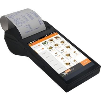 8G EMMC Storage 7'' IPS HD Display Portable POS Payment Kiosk A7 with 80mm Built-in Thermal Printer