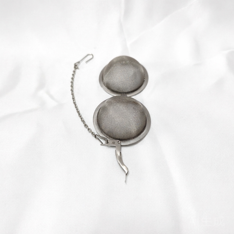 Ball Steel Teabag with High Heat Resistance Snap Closure Tea Infusion