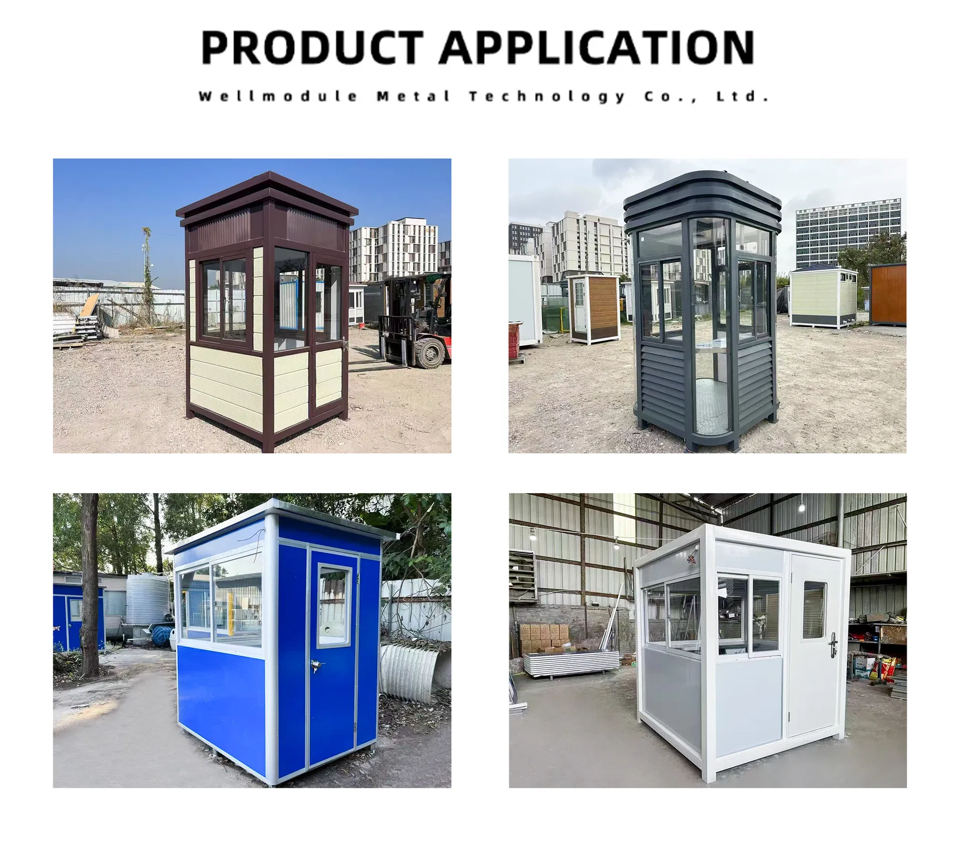 Modern Sentry Booth with Customized Features for Enhanced Safety Solutions