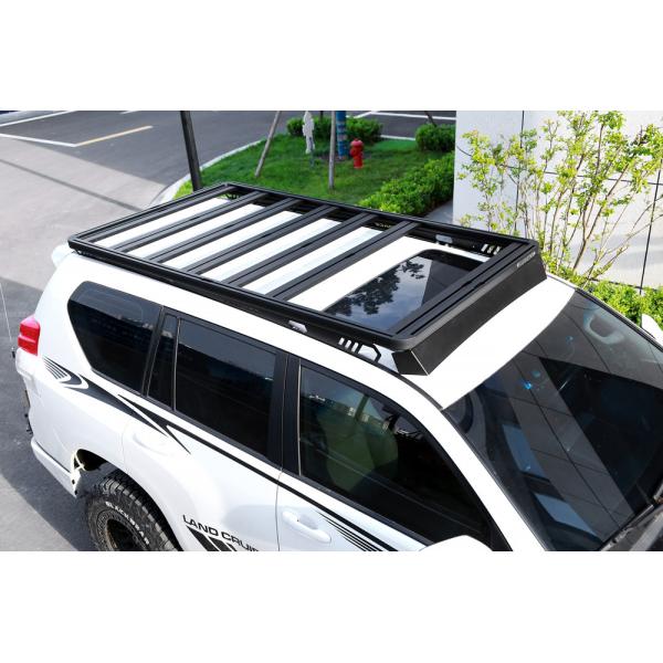 Black Powder Coated Roof Rack Platform Perfectly Suited for Toyota Landcruiser 200