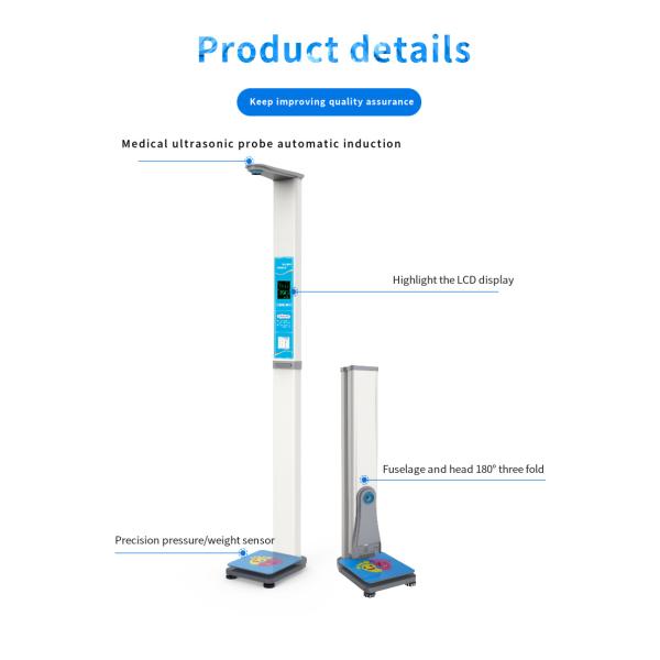 100-240V Power Supply Hospital Weighing Scale for Accurate Weight and Height Tracking