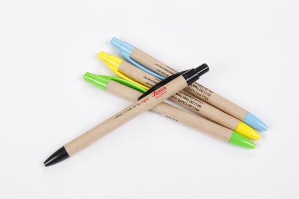 China Factory eco-friendly Paper pen colored plastic pens office pen
