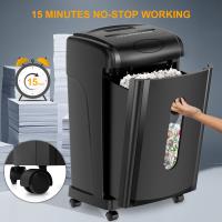 30L Capacidade de contenedor de papel de trabalho pesado triturador de papel para escritório com auto reverso