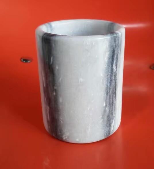 Decor home scented stone candle with Jasmine fragrance and marble container