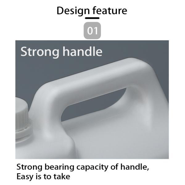 Agricultural 35mm Plastic Empty 5l Containers With Screw Lid