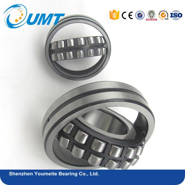 Railway Vehicle Spherical Roller Bearing 22206 , Steel Brass Nylon Cage
