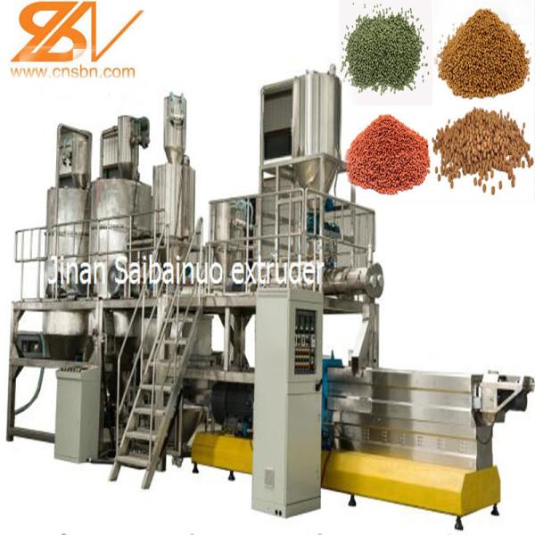 Twin Screw Pet Food Extrusion Equipment Staineless Steel 201