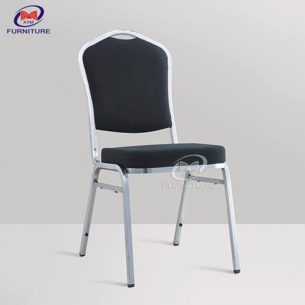 Electroplate Steel Hotel Banquet Chair Stackable for Event