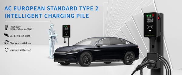 32a 7kw Home Ev Charger Cable 19.6ft Type 2 Ev Charging Station Wallbox