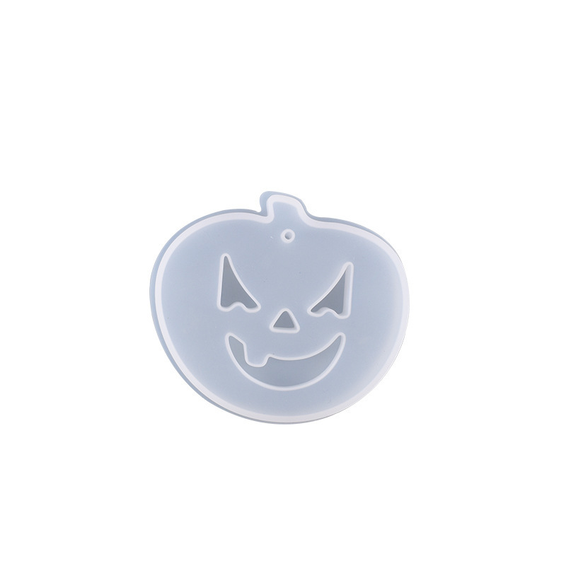 DIY Crystal Dropper Mold Funny Halloween Pendant Series Pumpkin Ghost Hanging Silicone Mold