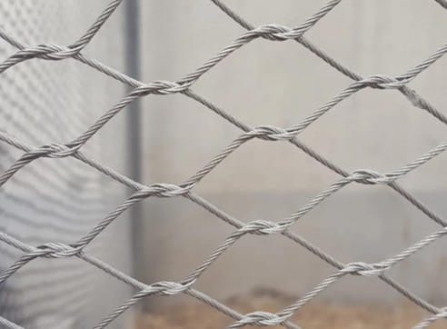 304 Aviary Stainless Steel Stair Rope Mesh Cable Netting