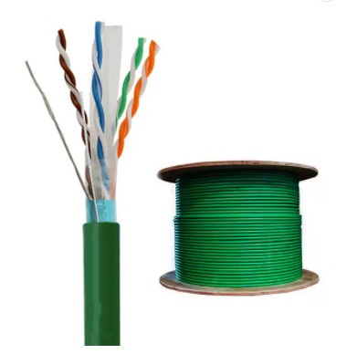Куртка PVC LSZH кабеля ethernet Lan FTP кабеля ethernet 305m 24AWG Cat6