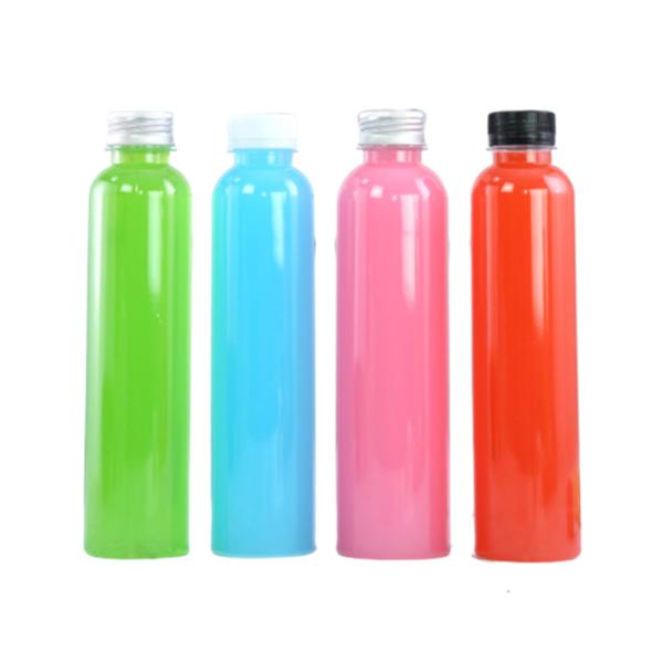 300ml 350ml 400ml Pet Plastic Beverage Bottle for Beverage Customization and Branding