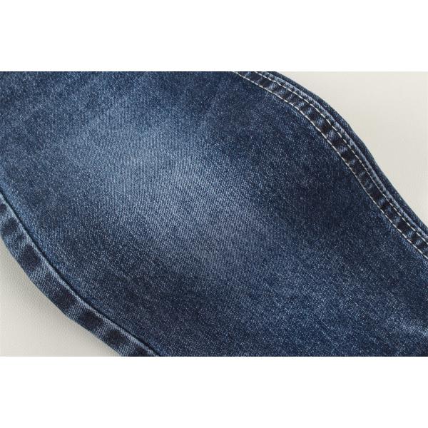 Dark Blue High Spandex Cotton Polyester Stretch Denim Jeans Fabric