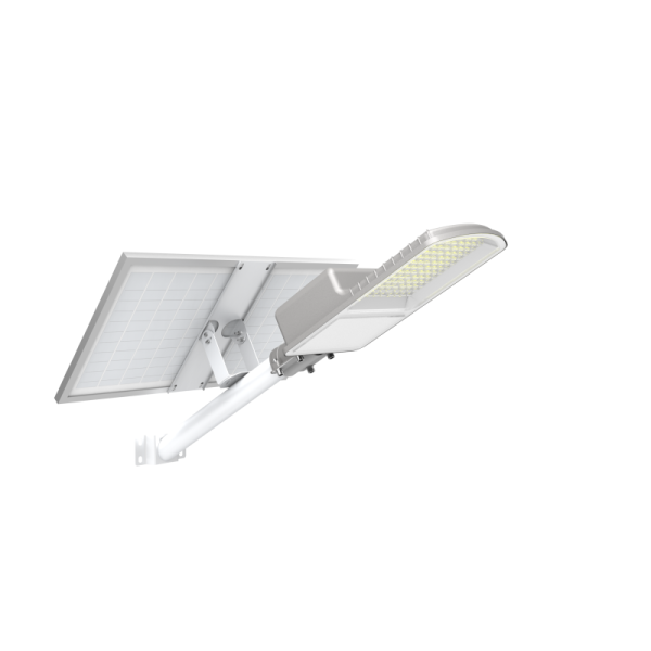 Waterproof Solar Street Light with Grade A Monocrystalline Silicon Panel and 40000mAh CATL Battery for 200-400 Square Meters Coverage