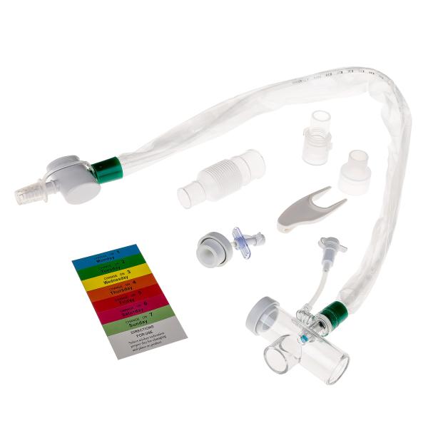 Cotovelos dobro do giro do cateter de circuito fechado Endotracheal da sução de 6Fr 24H