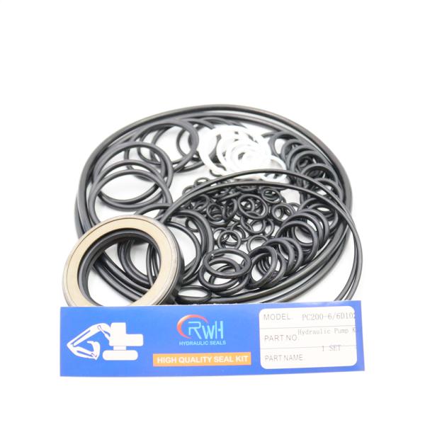 Equipo del sello de PC200-6 6D102 KOMATSU, equipo de Hydraulic Pump Repair del excavador