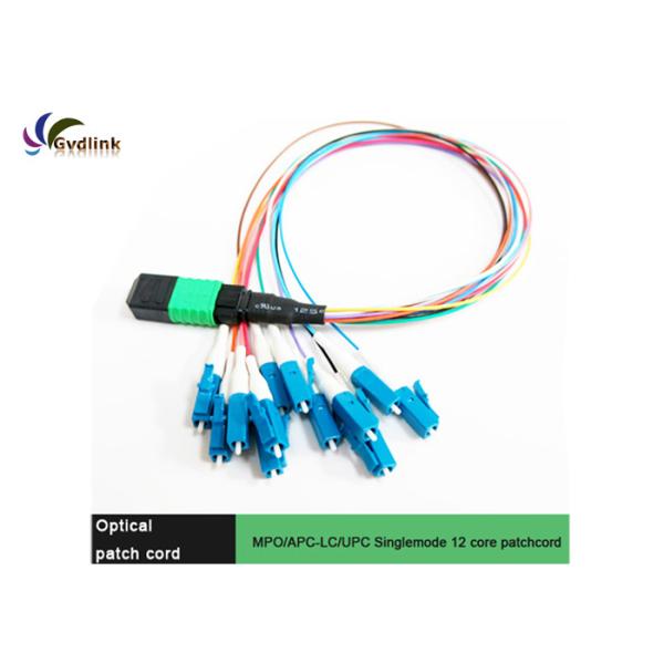 12 гибкий провод волокна ядров MPO-LC/UPC SM OM3