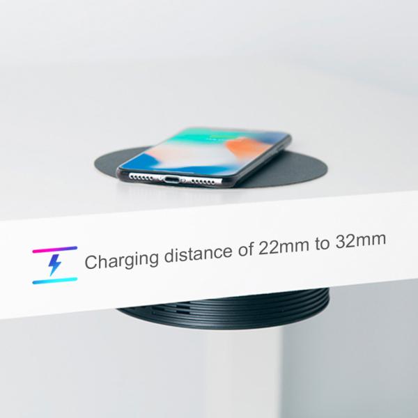 Waterproof ABS PC 20mm 32mm 19V 1A Qi Wireless Charger