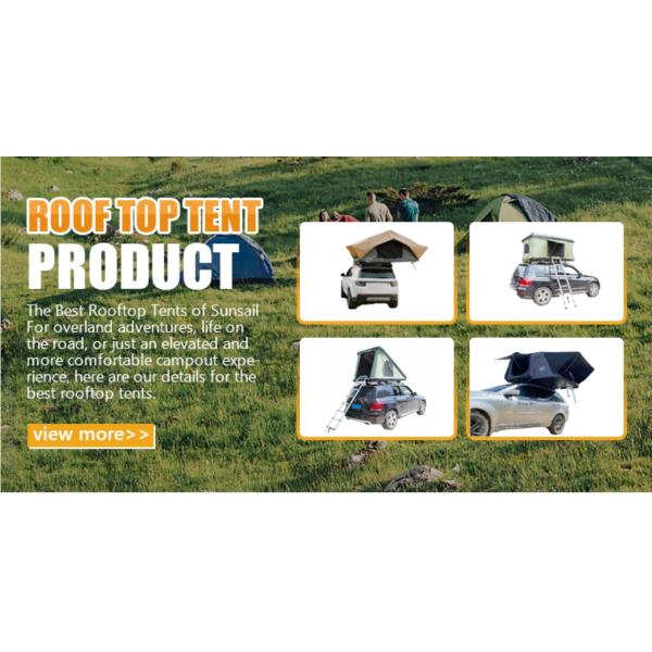 Second Hand Hard Shell Roof Top Tent with Cotton Fabric and Waterproof Index 3000 mm