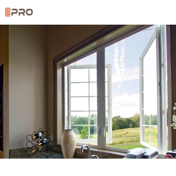 Double Glass Aluminum Casement Windows With Screen Acoustic Insulation