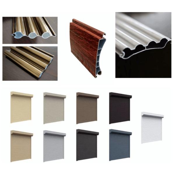 5.8-6.0M Алюминиевые экструзионные детали Рулочная жалюзи дверь 6063 6061 6005 6060