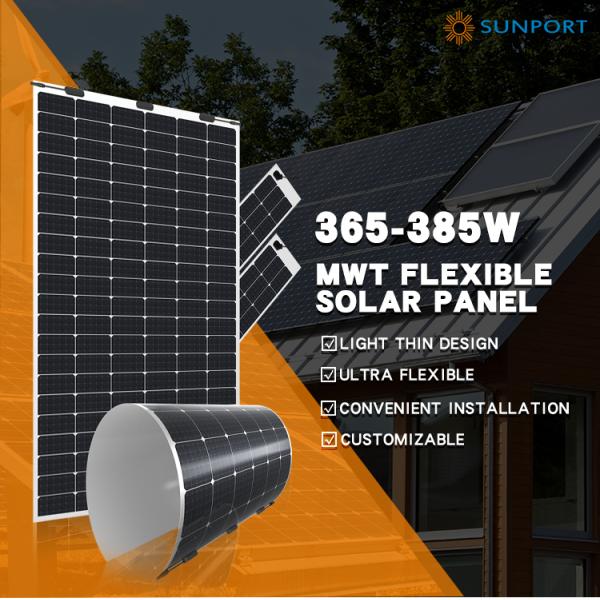 Панели солнечных батарей Sunport облегченные для крыши гибкой
