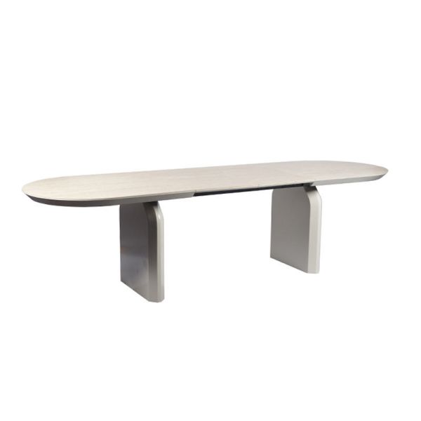 Foshan Wholesale Wooden Luxury Extendable Dining Table Adjustable Convertible Dining Room Furniture Home Folding Dining Table