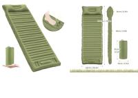 Bomba de pé de acampamento inflável exterior portátil 40D da cama de ar TPU de nylon Nap Pad