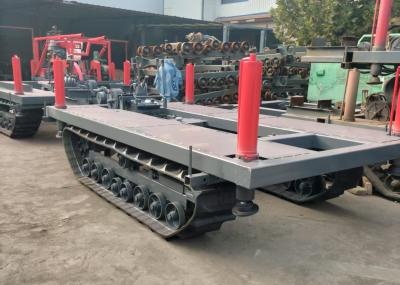 Electric Start Drilling Rig Track Chassis Supports Customization For Transmission Drive