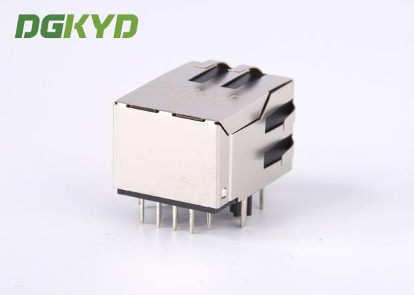 Network PoE RJ45 Magnetics Jack Port With 10/100M Ethernet Transformer