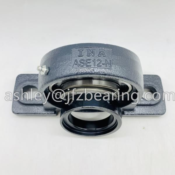 INA (Schaeffler) PASE60-XL Pillow Block Ball Bearing Unit - Two-Bolt Base, 60 mm Bore, Cast Iron Material,Standard Duty,