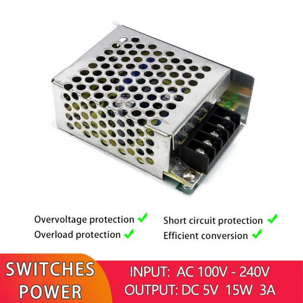 Импульсный источник питания 15В 5В 3А для драйвера светодиодной ленты