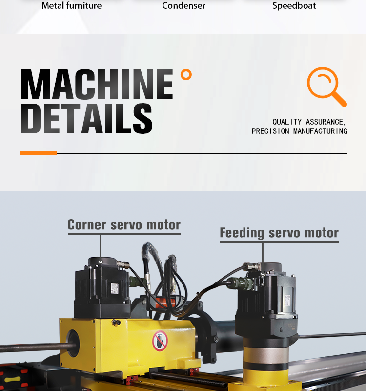 Electric CNC Pipe Bending For Hydraulic Iron Heavy Pipes 3D Chair 2 Head Machine