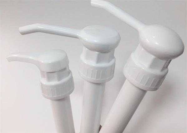 Pure White Lotion Pump Dispenser 10 - 30ml Output Smooth / Ribbed Closure