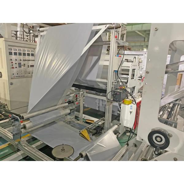 CE Approved Double Unwind Two Layers Rigid Handle Die Cut Bag Making Machine